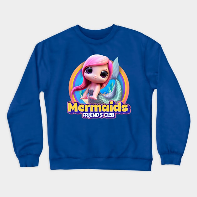 Cute Mermaid Crewneck Sweatshirt by Puppy & cute